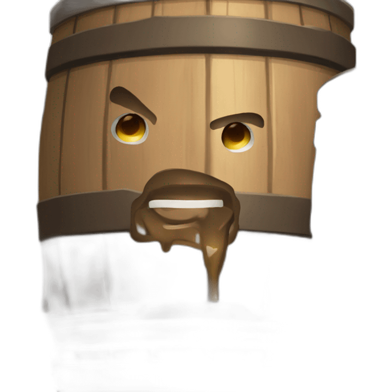 Oil barrel clash royale style emoji