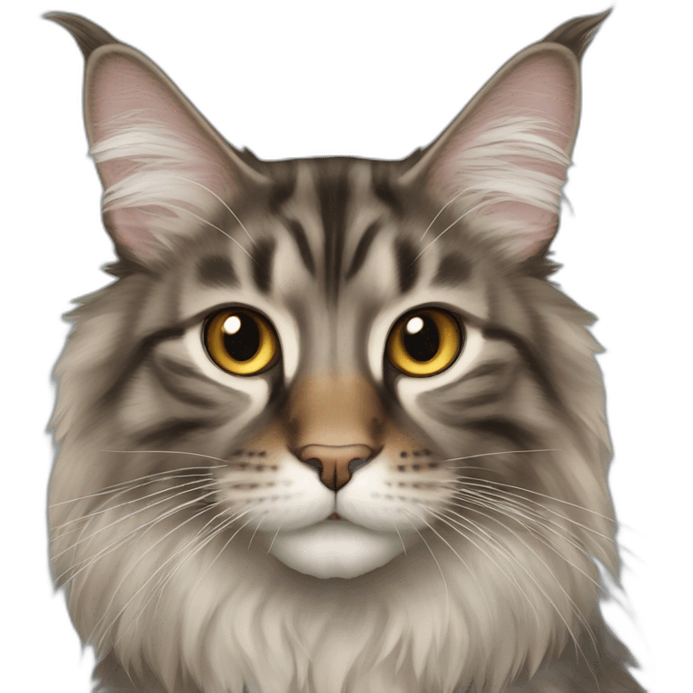 Maine coon cat emoji