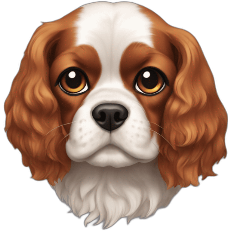 cavalier king charle noir emoji