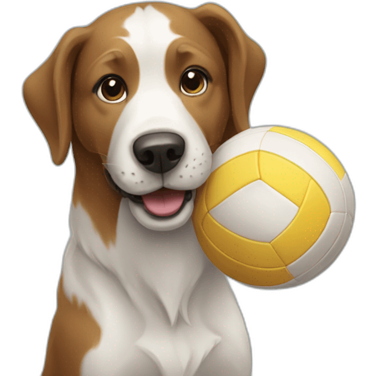 dog-playing-volleyball-setting emoji