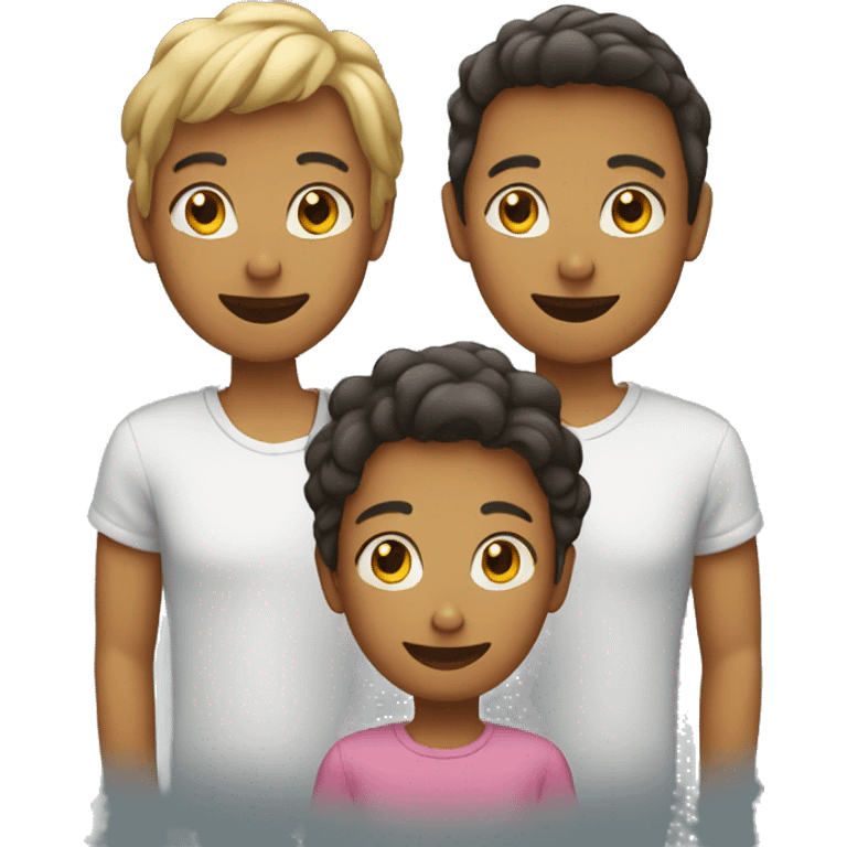 Famille de 3 personnes  emoji