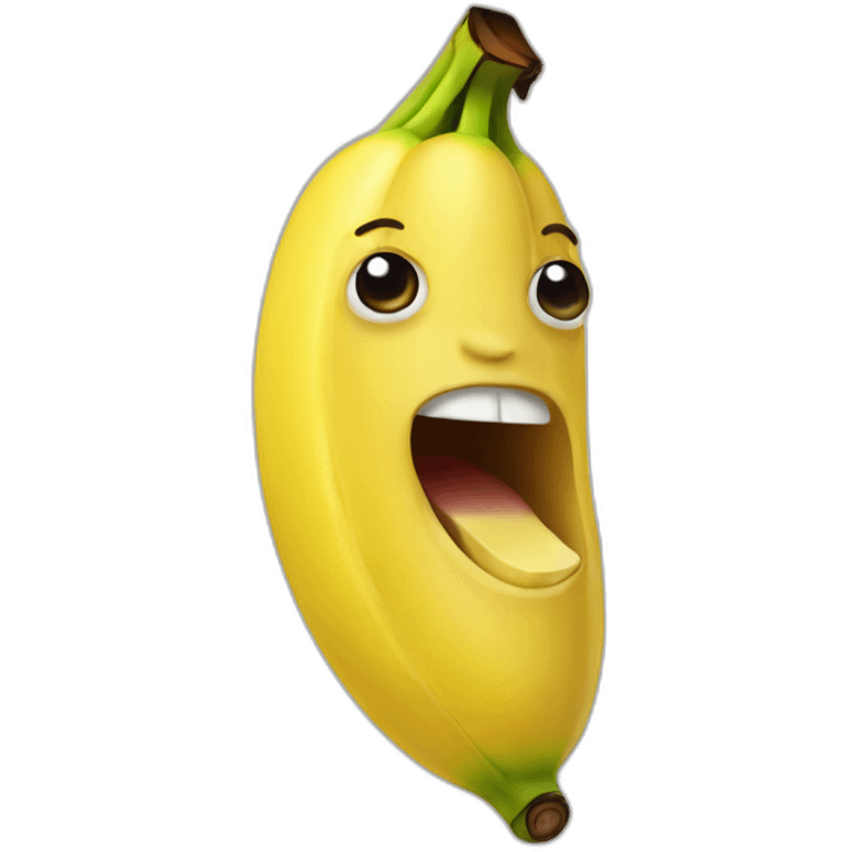 eat banana emoji