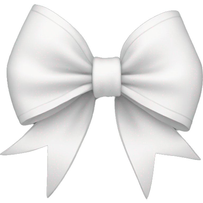 White bow  emoji