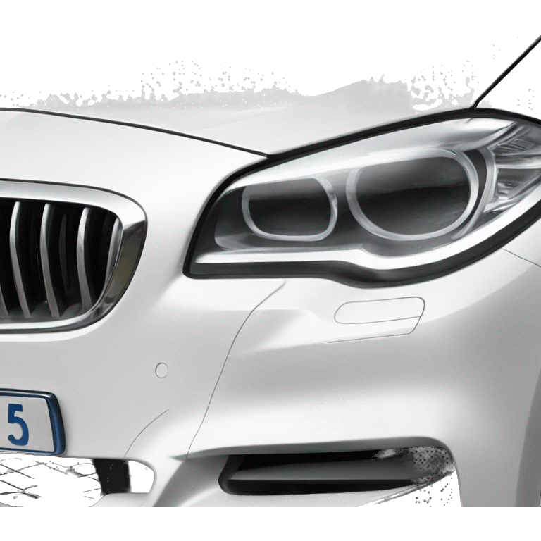 Front view of BMW 5 Series emoji