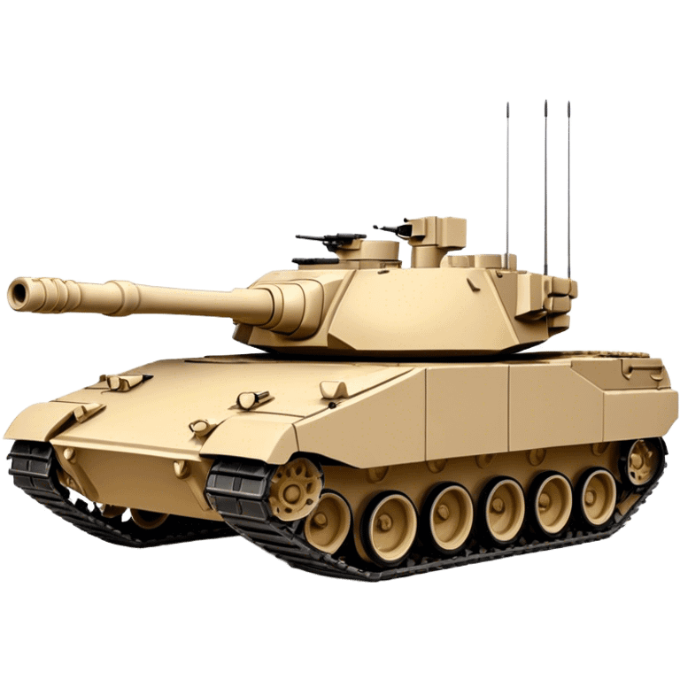 M1 Abrams Tank (sand colour) emoji