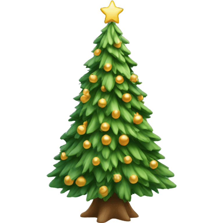 Beautiful Christmas tree  emoji