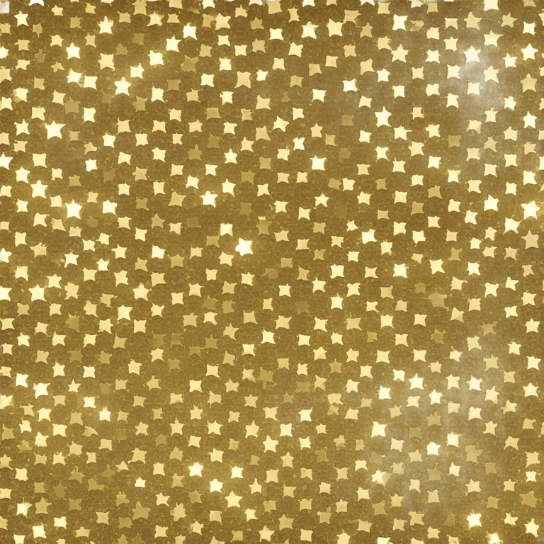 gold star sequin emoji