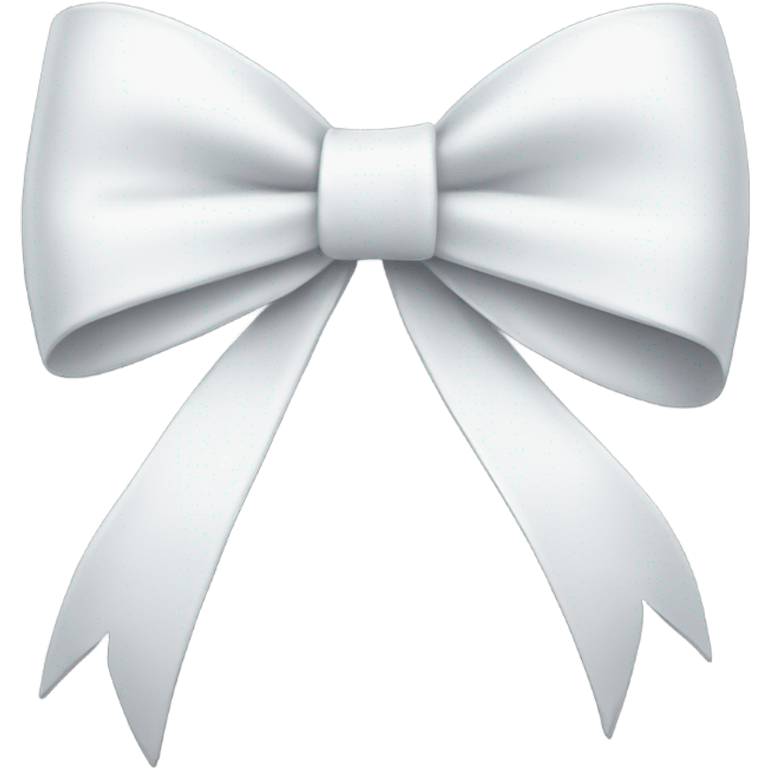 White bow emoji