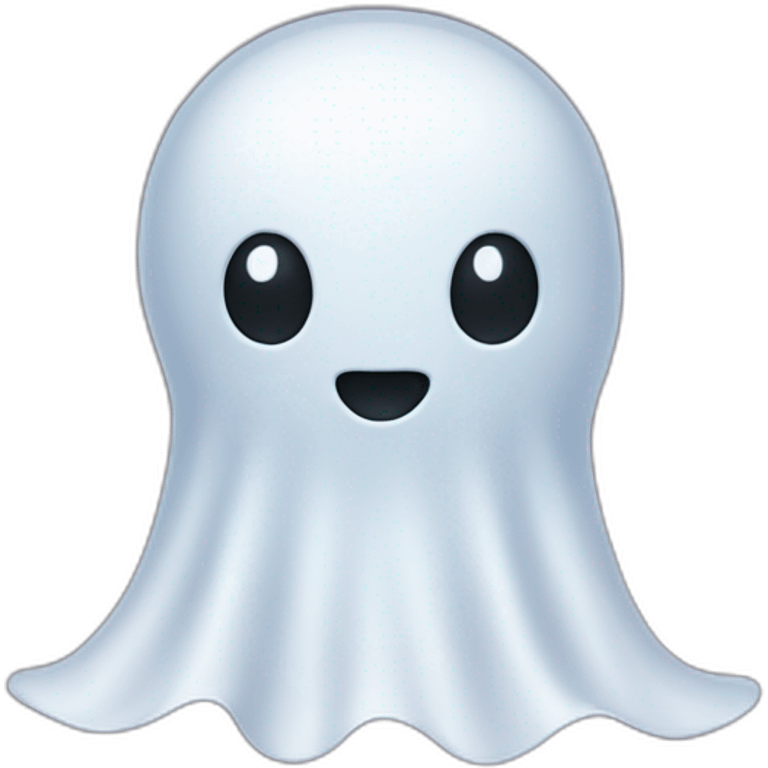 A baby toy ghost emoji