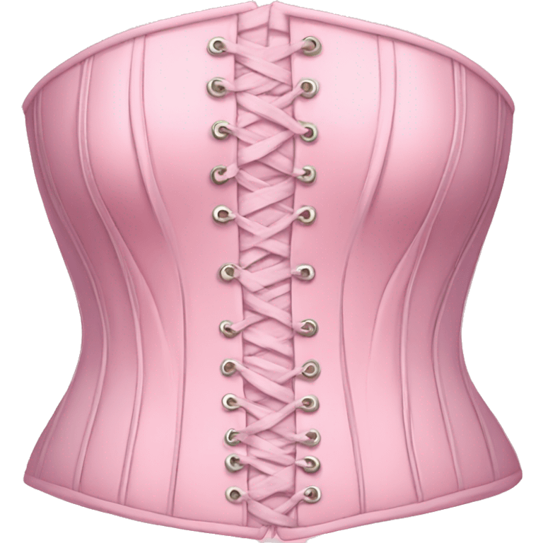 Pastel pink corset  emoji