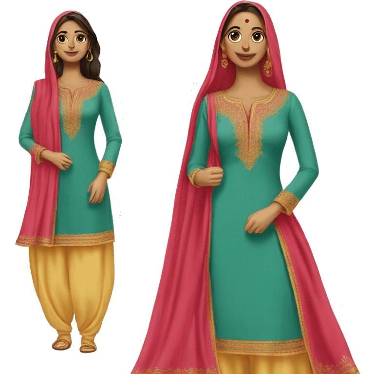 Salwar kameez emoji