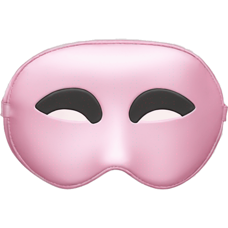 Light Pink Satin Sleep Mask emoji