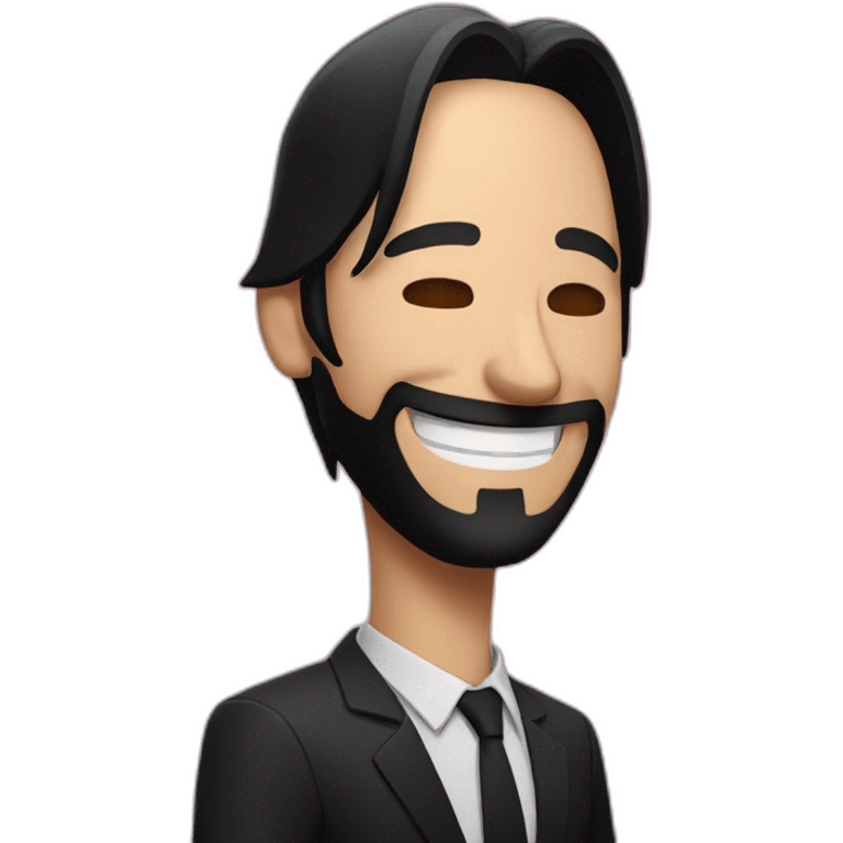 John wick laughing emoji