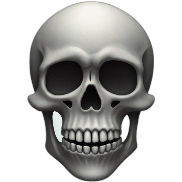 The moon-skull emoji