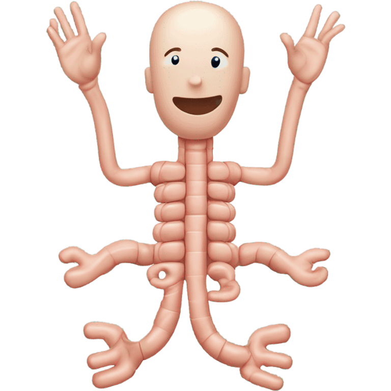 Gi tract saying hi emoji