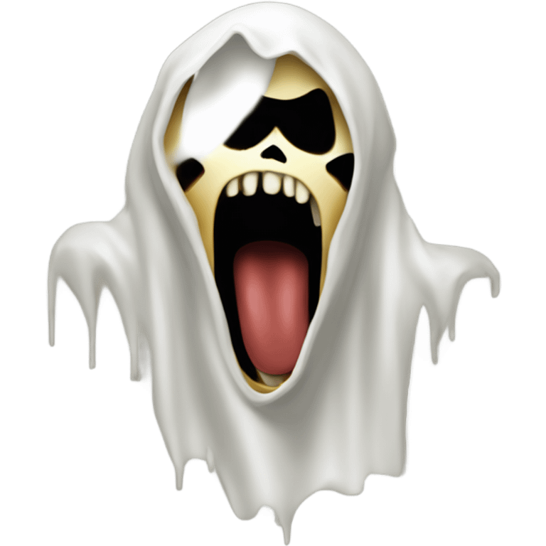 Ghostface Scream emoji