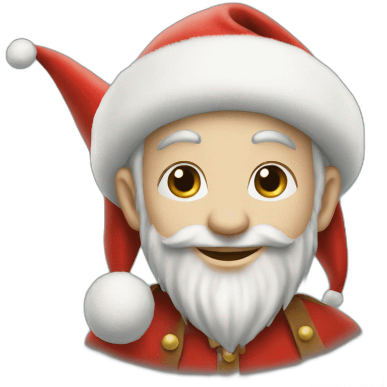 Un lutin de Noël emoji