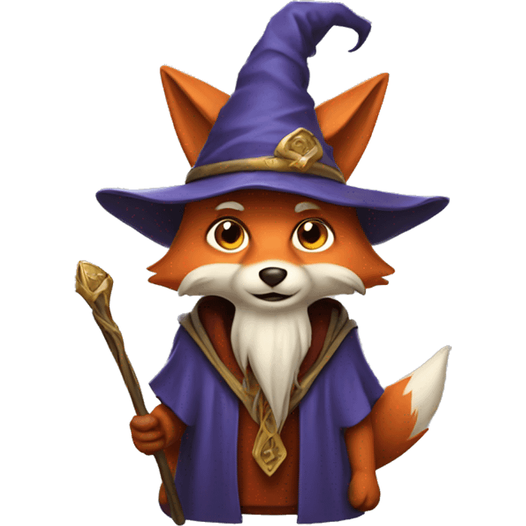 Fox wizard emoji