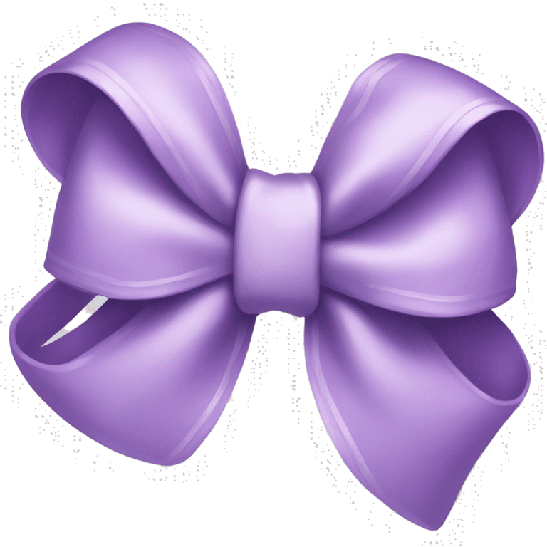 light purple bow emoji