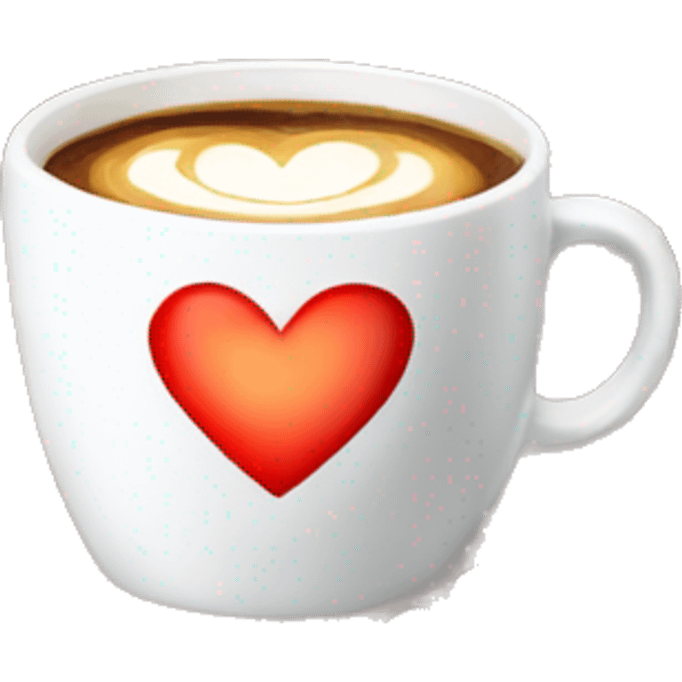 Heart coffe emoji