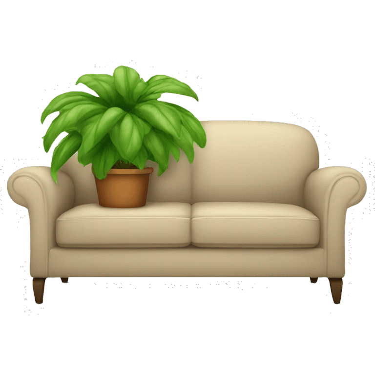 couch and plant emoji