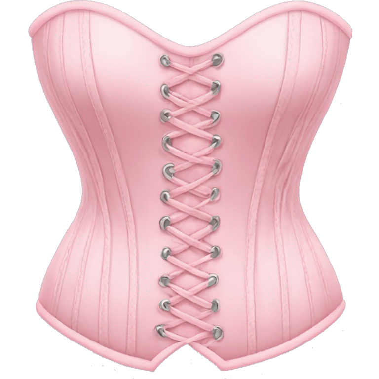 Pastel pink corset  emoji