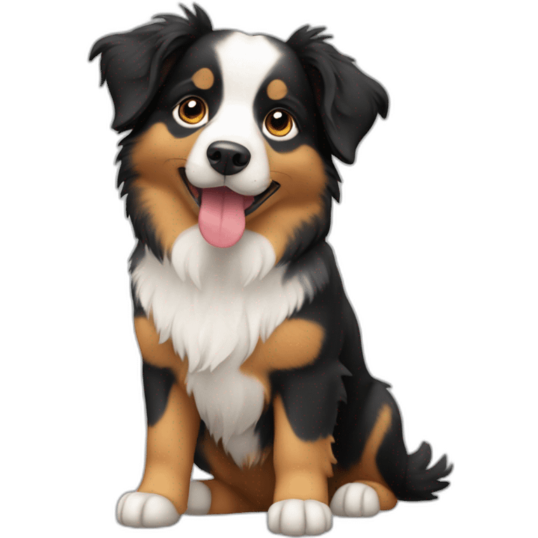 Miniature American Shepherd dog emoji