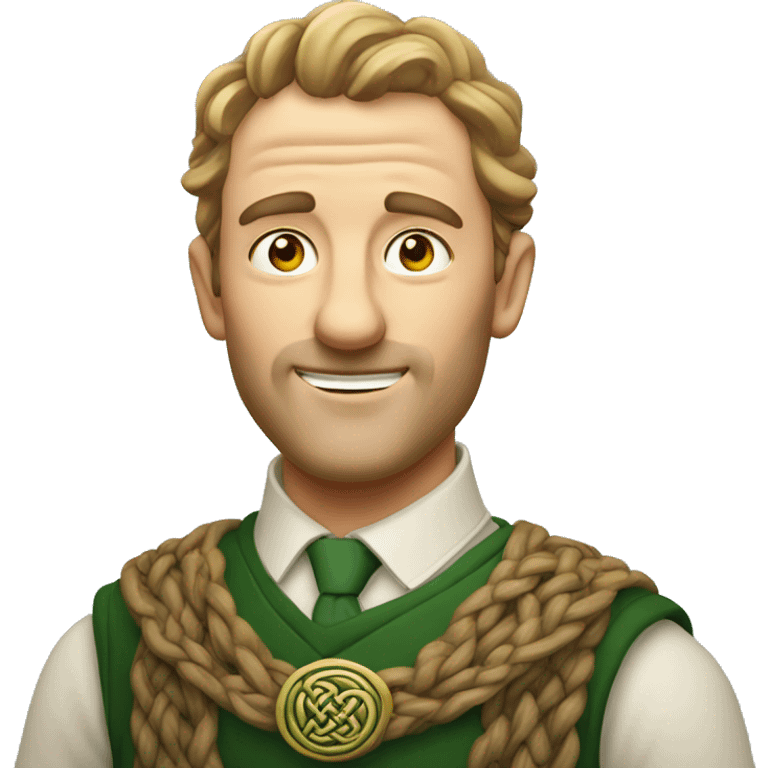 Celtic Briton man looking smug  emoji