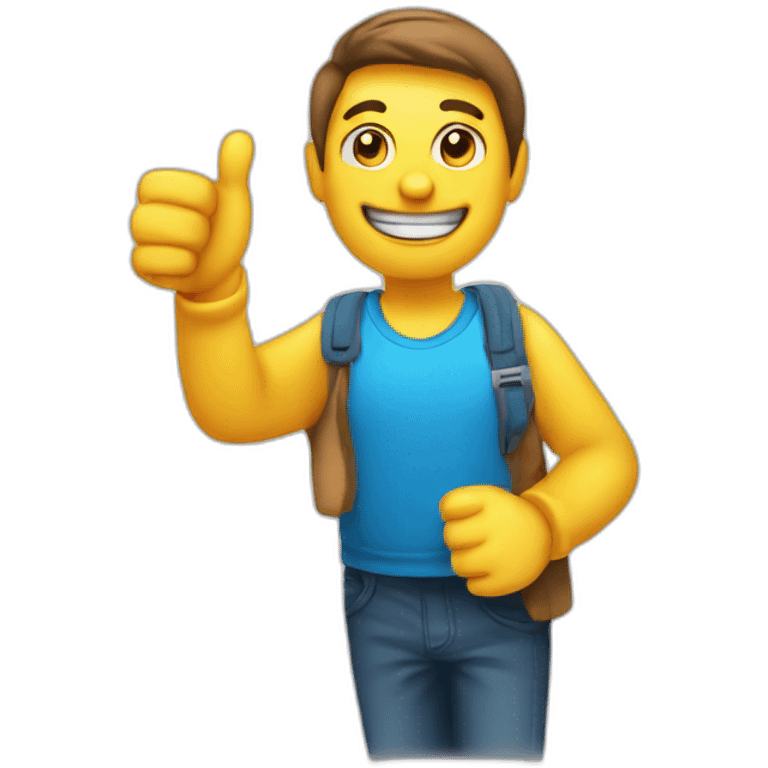 a person giving a thumbs up with the text FACT underneath  emoji