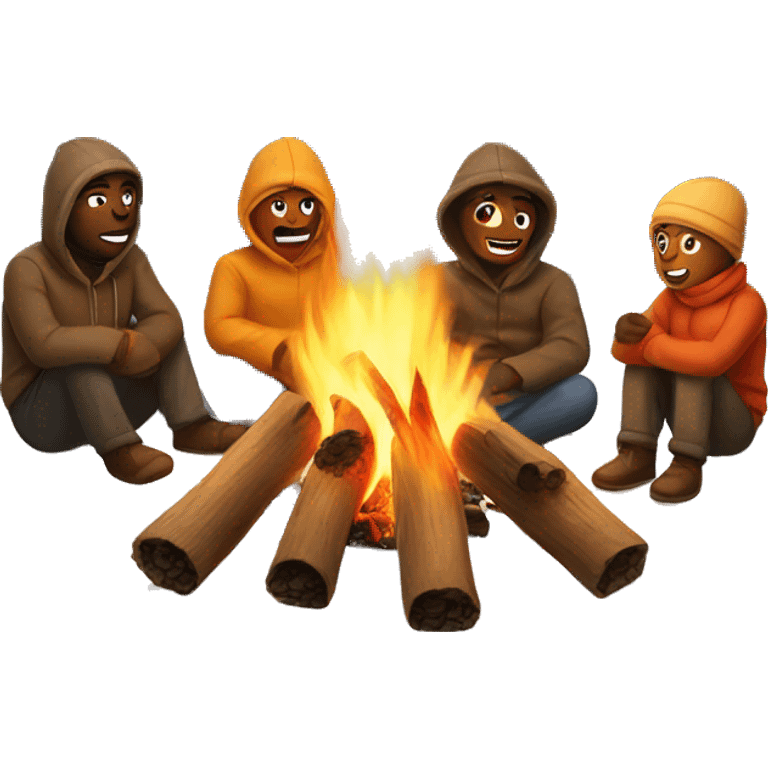 Bonfire among cold nights emoji