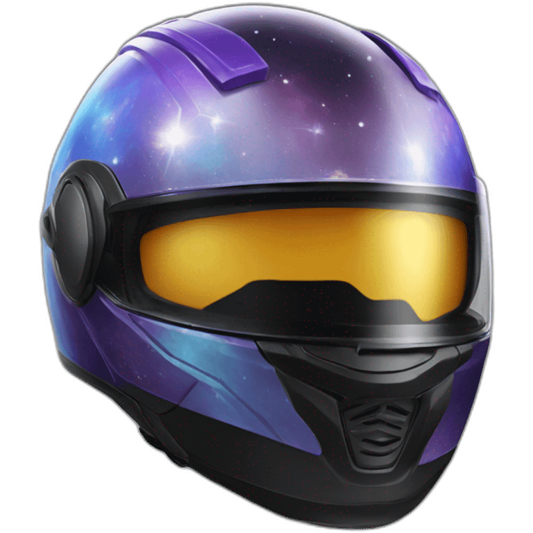 galaxy motorcycle helmet emoji