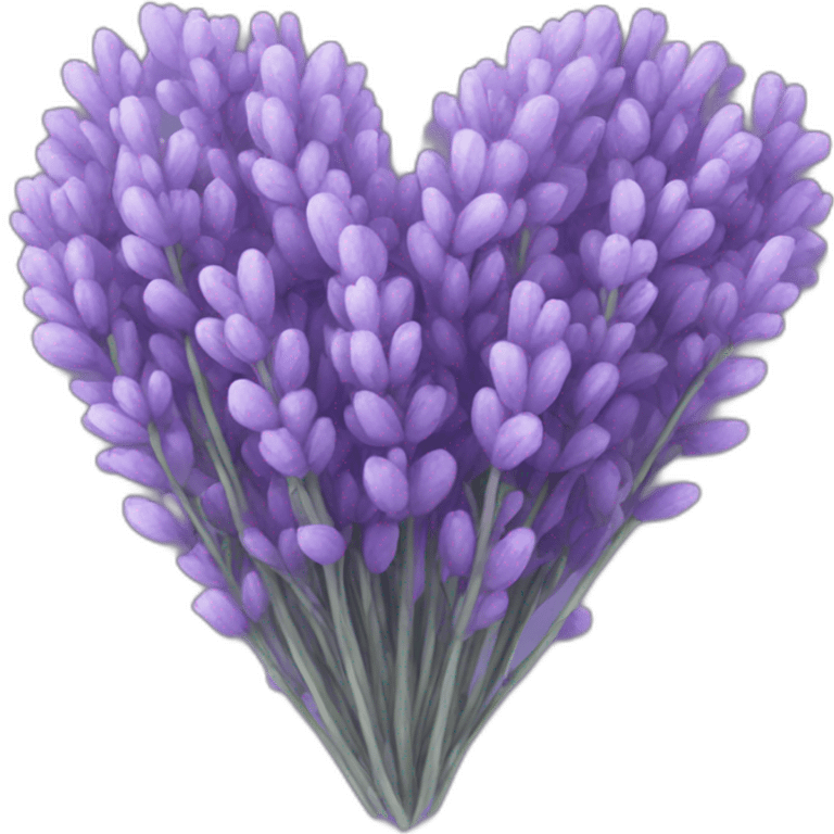 Lavender heart emoji