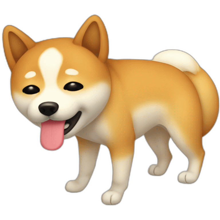 shiba vomiting emoji