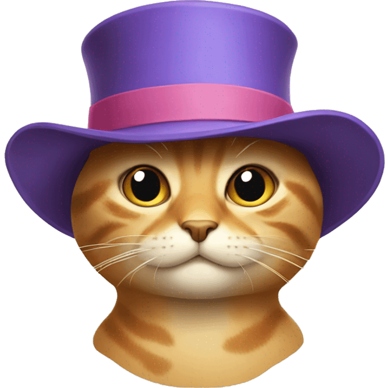 Cat in a hat emoji