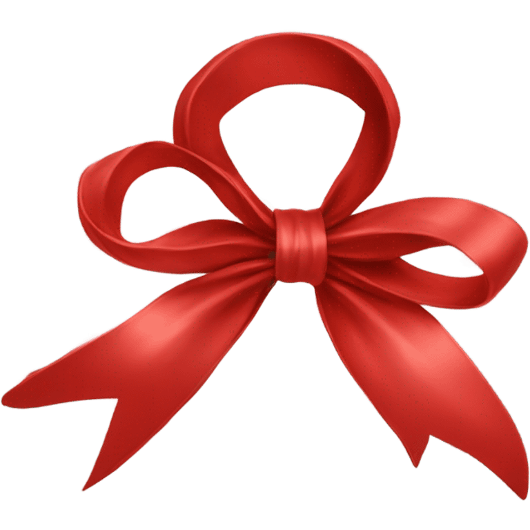 Red bow emoji