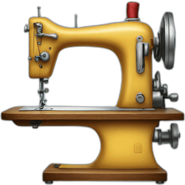 A sewing machine emoji