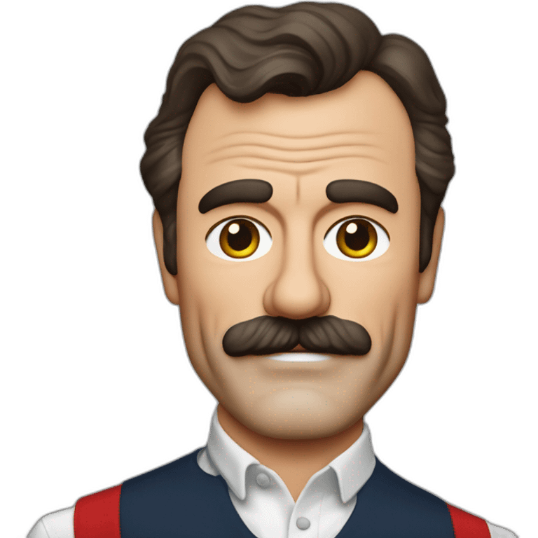 tom selleck with red handkerchief over the forefront emoji