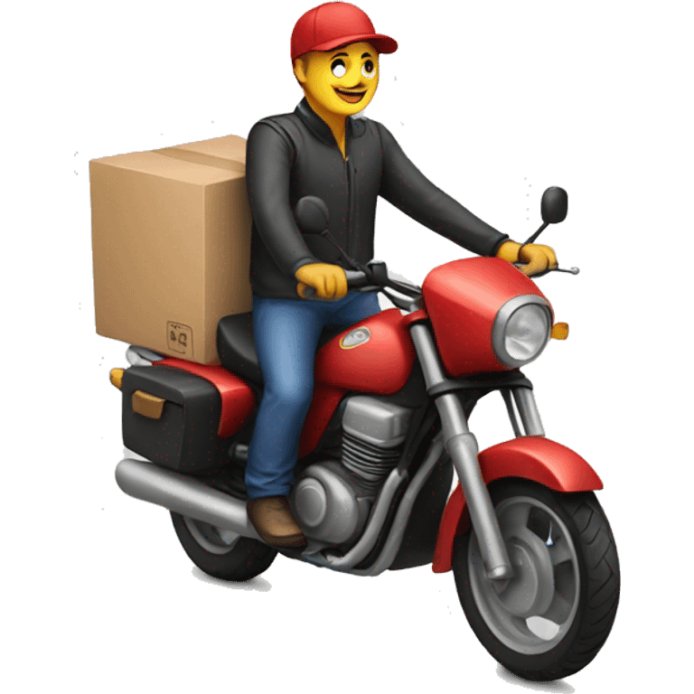 Moto delivery emoji