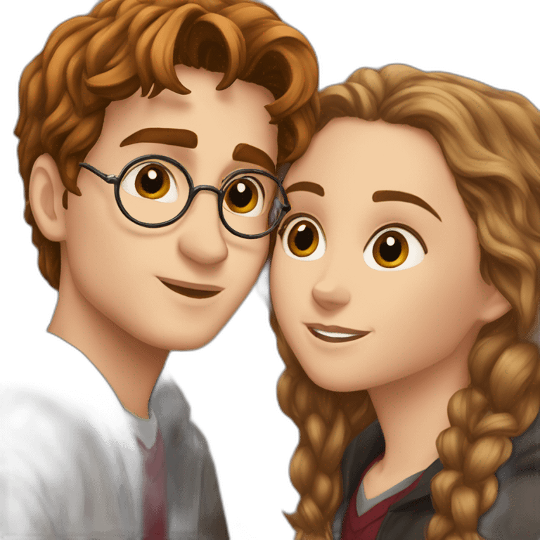 harry-potter-kissing-hermione emoji