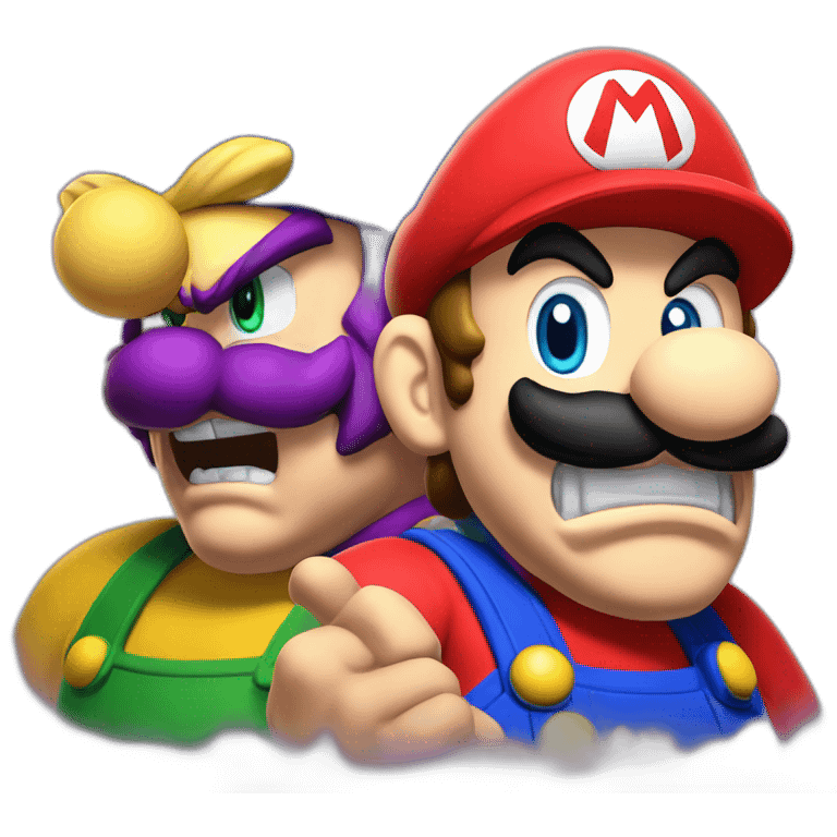 mario vs wario emoji