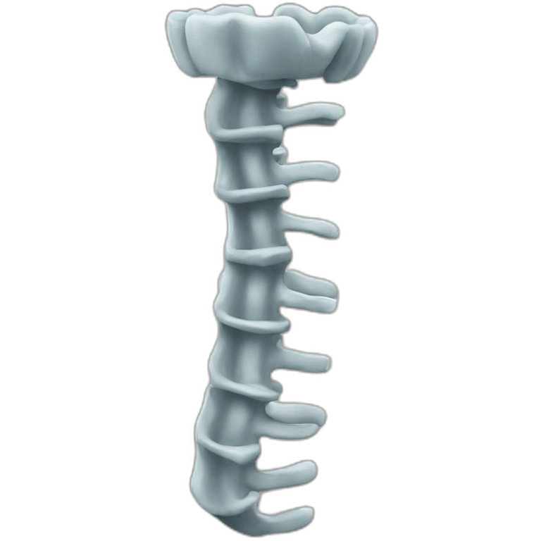 Coluna vertebral emoji