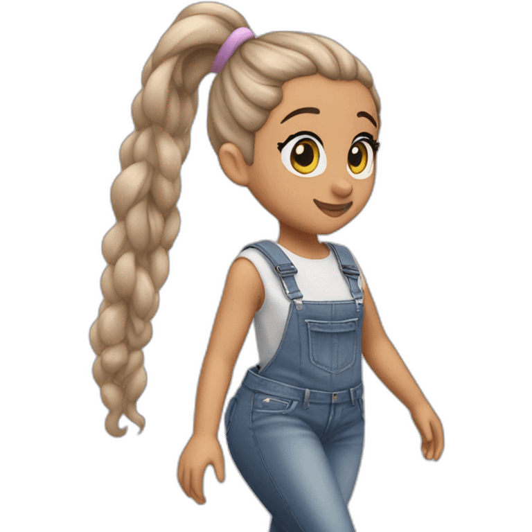 Ariana Grande at the sweetener world tour and her ponytail emoji