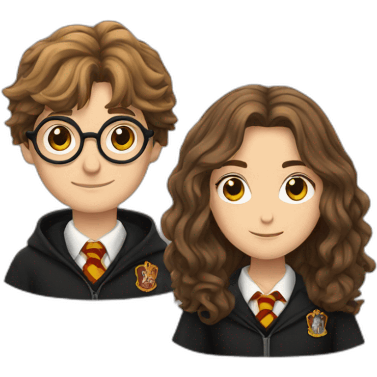 Harry potter and hermione emoji