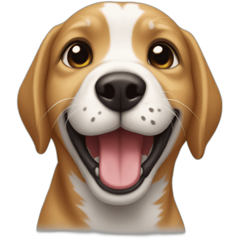 Perrito pequeño feliz  emoji