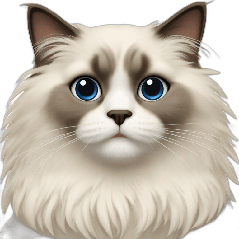 himalayan ragdoll cat emoji