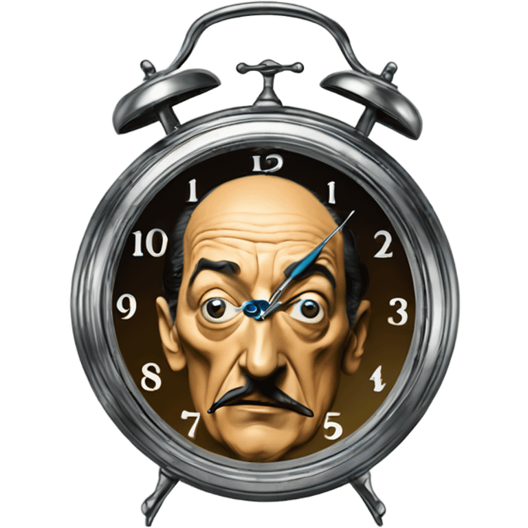 salvador dali melted clock emoji