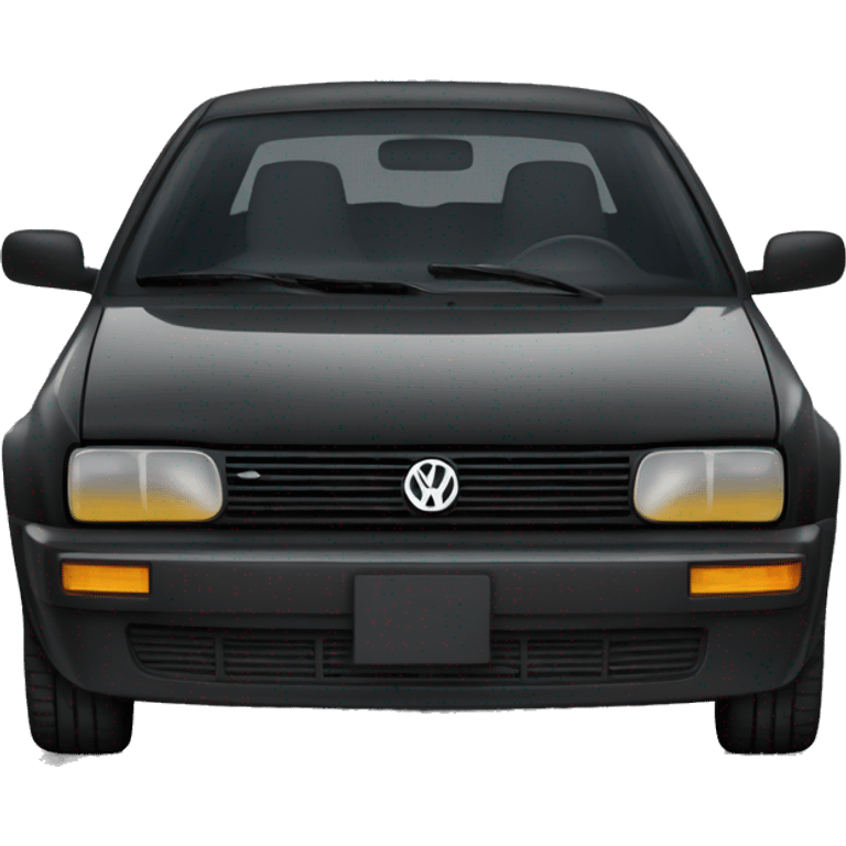 black Volkswagen jetta   emoji