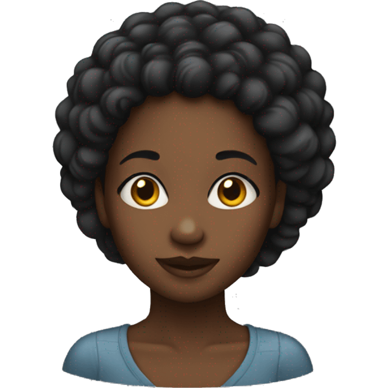 Black girl emoji