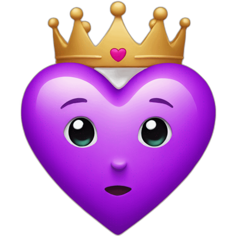 heart with a crown emoji