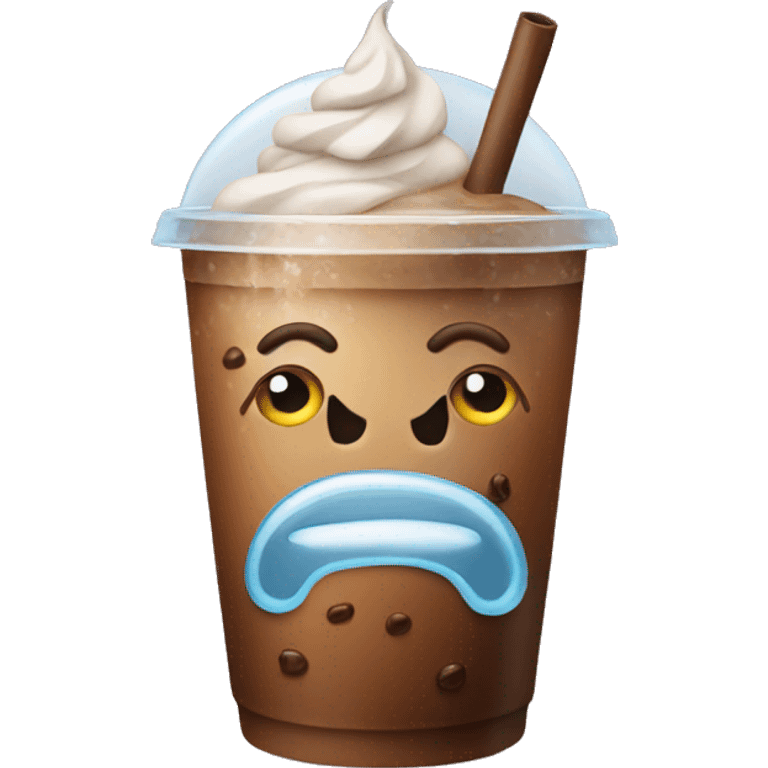 Iced coffe emoji